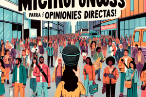 Micrófonos para Entrevistas en la Calle: ¡Opiniones Directas!