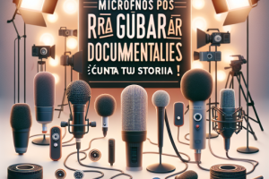 Micrófonos para Grabar Documentales: ¡Cuenta tu Historia!